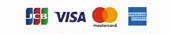 JCB VISA Mastercard AMERICAN EXPRESS